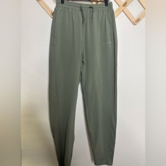 Outdoor Voices Green Track Pants Jogger Sz M - Picture 1 of 10